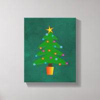 Green Festive Christmas Tree