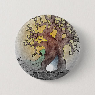 Green Figure 6 Cm Round Badge