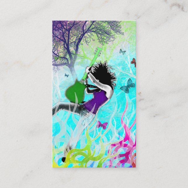 Green Fire - Business Card (Front)