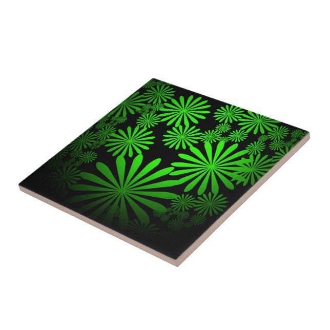 Green Fireworks Tile (Side)