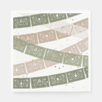 Green First Fiesta Birthday Party Napkins