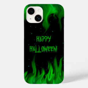 Green Flames in the Starlight Sky Case-Mate iPhone 14 Case