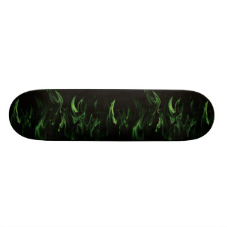 Green Flames Skateboard