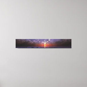 Green Flash Panorama Canvas Print