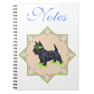 Green FlipFlops Spiral Notebook