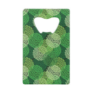 Green floral pattern