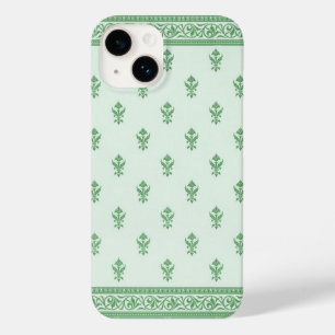 Green Floral Pattern Case-Mate iPhone 14 Case
