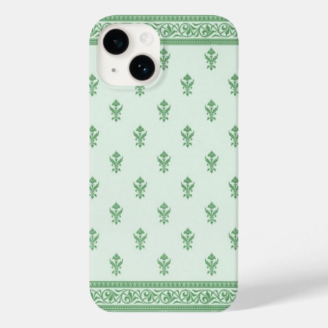 Green Floral Pattern  Case-Mate iPhone Case (Back)