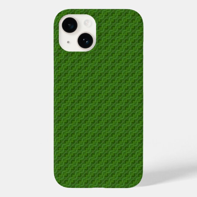 Green floral pattern Case-Mate iPhone case (Back)