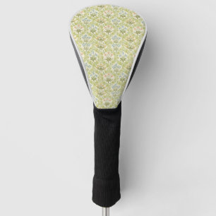 Green floral pattern girly women golf head cover