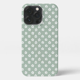 Green floral phone case