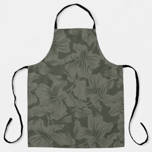 Green Floral seamless pattern backgroundabstract, Apron