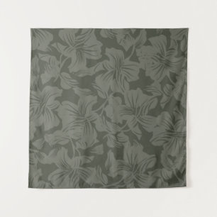 Green Floral seamless pattern backgroundabstract, Tapestry
