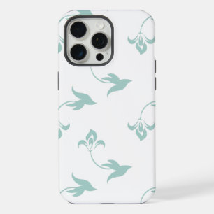 Green Floral Seamless Pattern iPhone 15 Pro Max Case