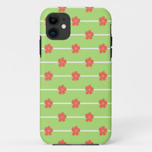 Green Floral Tiles Case-Mate iPhone Case