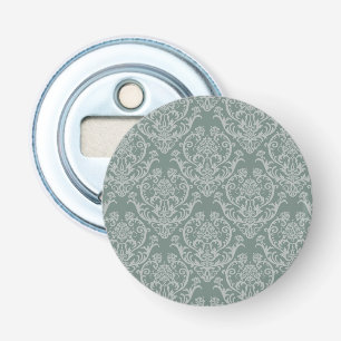 Green floral wallpaper bottle opener