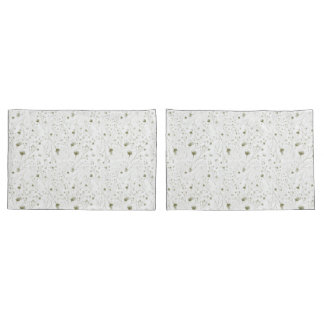 Green Floral Watercolor - Nature-Inspired Bedding Pillowcase