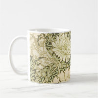 Green Floral Wm Morris Design