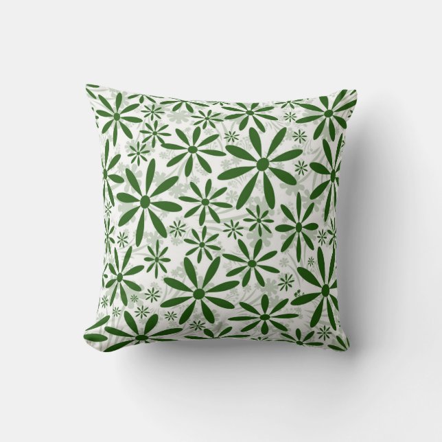 Green Flower Cushion (Front)