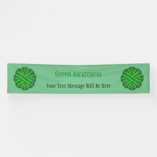 Green Flower Ribbon by Kenneth Yoncich Banner