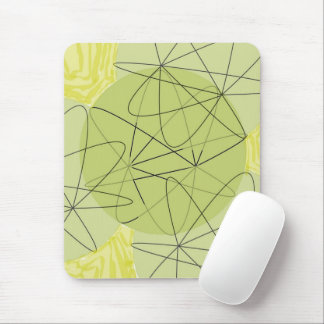 Green Flows Mouse Pad