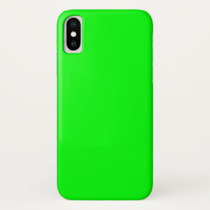 Green Fluo Neon Colour Decor Customise if you like iPhone X Case
