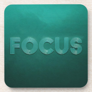 Green Focus Affirmation Coaster Set