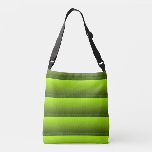 Green Foliage Crossbody Bag (Back)