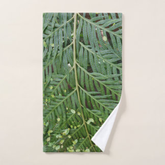 Green Foliage Hand Towel
