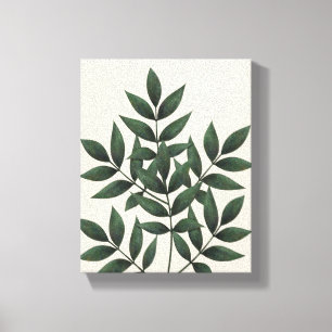 Green Foliage III Plants Canvas Print