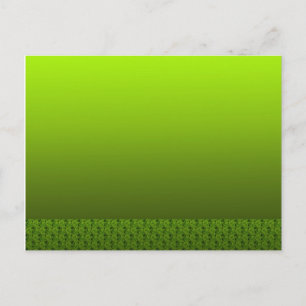 Green Foliage Postcard