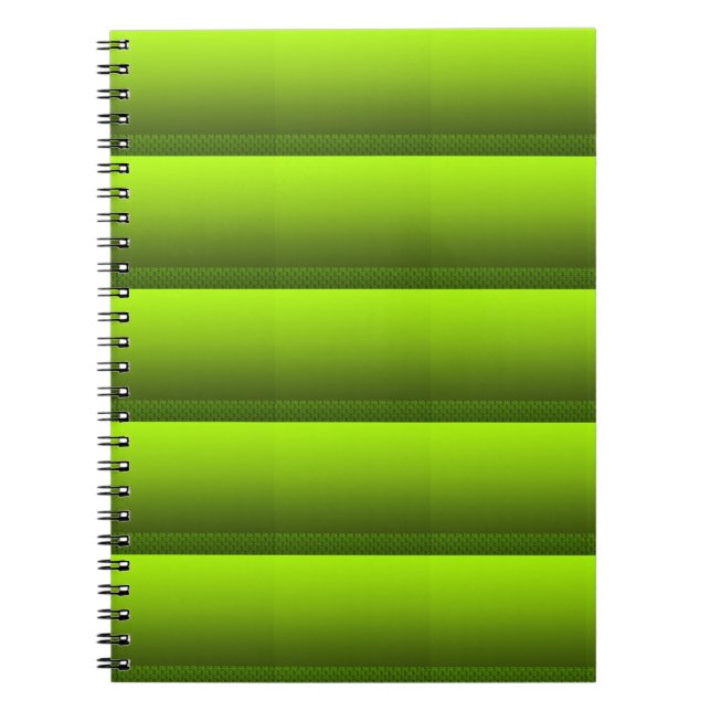 Green Foliage Spiral Notebook (Front)
