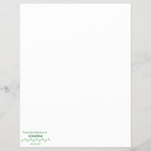 Green Food Label Flyer