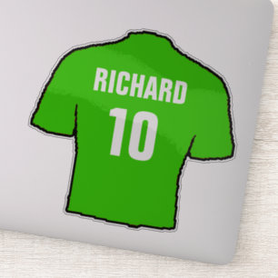 Green Football Shirt to Personalise.