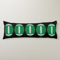 Green Footballs Boys Room Football Player Comfy