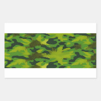 Green Forest Camo Sticker Ammo Can Storage Bin
