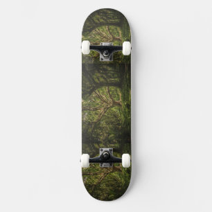 Green Forest pattern picture Skateboard