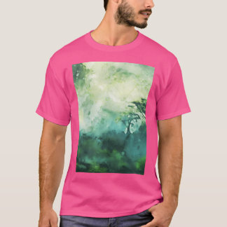Green Forest_Watercolor Painting T-Shirt