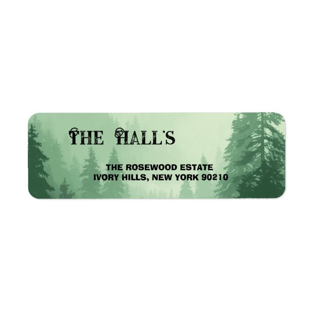 Green Forest Wedding  (Front)