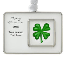 Green Four Leaf Clover Shamrock