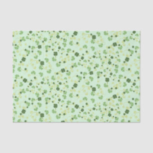 Green Four Leaf Clovers St Patricks Day Tissue Paper