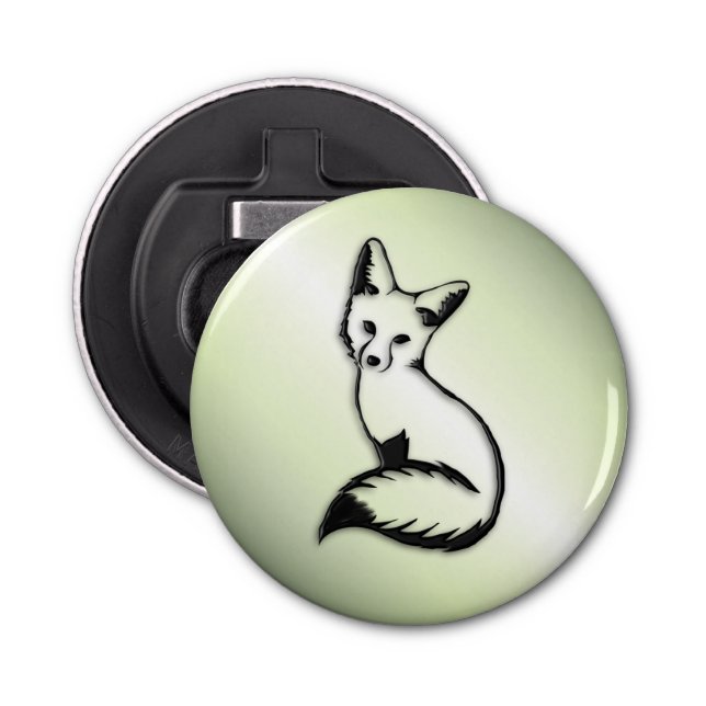 Green Fox   Bottle Opener (Front)