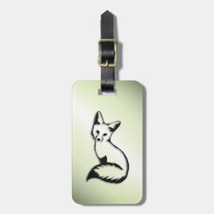 Green Fox Luggage Tag