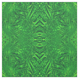 green fractal. fabric