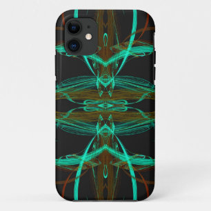 Green Fractal iPhone 5 Case-Mate Barely There Case