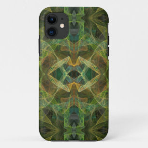 Green Fractal iPhone 5 Custom Case-Mate ID Case