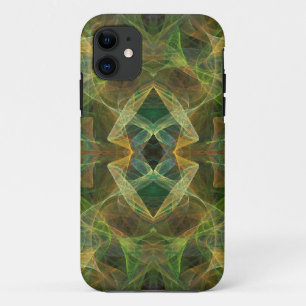 Green Fractal iPhone 5 Custom Case-Mate ID Case