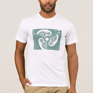 Green fractals t-shirt