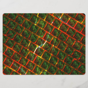 'Green framed eyes', scratches or red grid. Menu