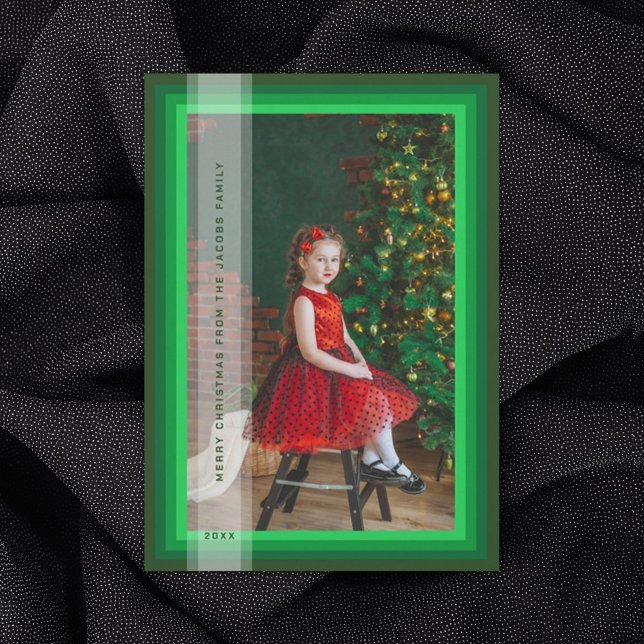 Green Framed Holiday Card (Creator Uploaded)